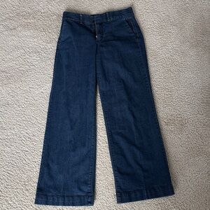 Charter Club Dark Blue Wide Leg Trouser Jeans
